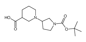 cas no 903094-72-4 is 1-[1-[(2-methylpropan-2-yl)oxycarbonyl]pyrrolidin-3-yl]piperidine-3-carboxylic acid