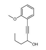 cas no 90585-32-3 is 1-Hexyn-3-ol, 1-(2-Methoxyphenyl)-