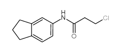 cas no 908494-47-3 is 3-chloro-N-(2,3-dihydro-1H-inden-5-yl)propanamide