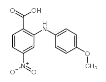 cas no 91-42-9 is 2-(4-METHOXY-PHENYLAMINO)-4-NITRO-BENZOIC ACID