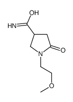 cas no 910443-50-4 is 1-(2-METHOXYETHYL)-5-OXOPYRROLIDINE-3-CARBOXAMIDE