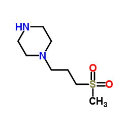 cas no 910572-80-4 is 1-[3-(Methylsulfonyl)propyl]piperazine