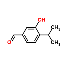 cas no 91060-93-4 is Benzaldehyde,3-hydroxy-4-(1-methylethyl)- (9ci)