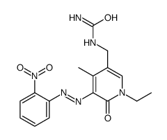 cas no 910616-61-4 is [1-ethyl-4-methyl-5-[(2-nitrophenyl)diazenyl]-6-oxopyridin-3-yl]methylurea