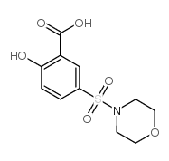 cas no 91134-85-9 is 2-HYDROXY-5-(MORPHOLINE-4-SULFONYL)-BENZOIC ACID