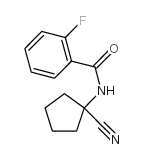 cas no 912771-07-4 is N-(1-cyanocyclopentyl)-2-fluorobenzamide