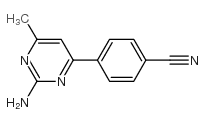 cas no 913322-67-5 is 4-(2-amino-6-methylpyrimidin-4-yl)benzonitrile