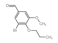 cas no 91335-52-3 is 3-BROMO-5-METHOXY-4-PROPOXY-BENZALDEHYDE