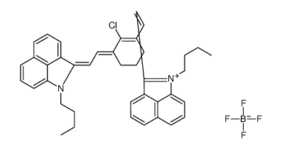 cas no 913633-67-7 is 1-Butyl-2-[(E)-2-{(3E)-3-[(2E)-2-(1-butylbenzo[cd]indol-2(1H)-yli dene)ethylidene]-2-chloro-1-cyclohexen-1-yl}vinyl]benzo[cd]indoli um tetrafluoroborate
