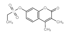 cas no 91406-11-0 is (3,4-dimethyl-2-oxochromen-7-yl) ethanesulfonate