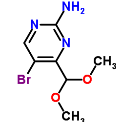 cas no 914347-52-7 is 5-Bromo-4-(dimethoxymethyl)pyrimidin-2-amine