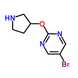 cas no 914347-82-3 is 5-Bromo-2-(pyrrolidin-3-yloxy)pyrimidine