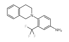 cas no 914348-87-1 is 4-(3,4-DIHYDRO-1H-ISOQUINOLIN-2-YL)-3-TRIFLUOROMETHYLPHENYLAMINE