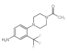 cas no 914348-88-2 is 1-[4-(4-AMINO-2-TRIFLUOROMETHYLPHENYL)PIPERAZIN-1-YL]ETHANONE