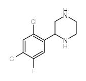 cas no 914348-92-8 is 2-(2,4-dichloro-5-fluorophenyl)piperazine