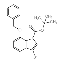 cas no 914349-40-9 is TERT-BUTYL 7-(BENZYLOXY)-3-BROMO-1H-INDOLE-1-CARBOXYLATE