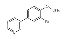 cas no 914349-55-6 is 3-(3-Bromo-4-methoxyphenyl)pyridine