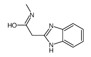 cas no 91600-51-0 is 1H-Benzimidazole-2-acetamide,N-methyl-(9CI)