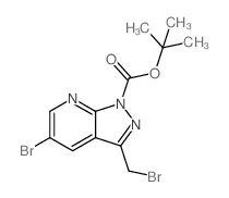 cas no 916258-26-9 is TERT-BUTYL 5-BROMO-3-(BROMOMETHYL)-1H-PYRAZOLO[3,4-B]PYRIDINE-1-CARBOXYLATE