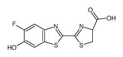 cas no 916661-57-9 is (4S)-2-(5-fluoro-6-hydroxy-1,3-benzothiazol-2-yl)-4,5-dihydrothia zole-4-carboxylic acid