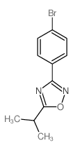 cas no 917562-24-4 is 3-(4-Bromophenyl)-5-isopropyl-1,2,4-oxadiazole