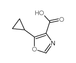 cas no 917828-31-0 is 5-cyclopropyl-1,3-oxazole-4-carboxylic acid