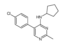 cas no 917896-12-9 is 5-(4-chlorophenyl)-N-cyclopentyl-2-methylpyrimidin-4-amine