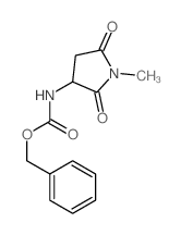 cas no 91807-59-9 is benzyl N-(1-methyl-2,5-dioxo-pyrrolidin-3-yl)carbamate