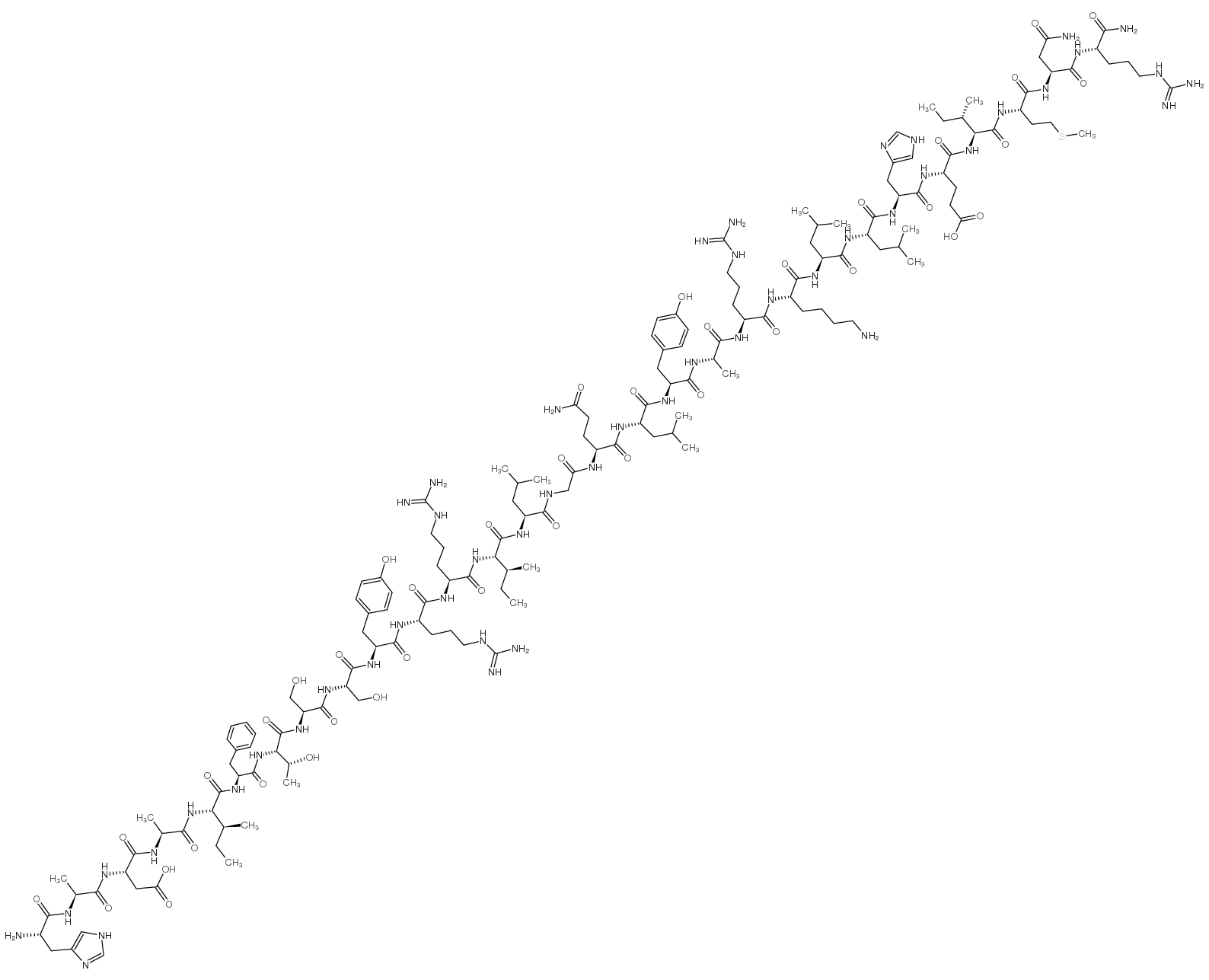 cas no 91826-20-9 is GRF (1-29) amide (rat)