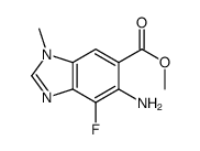 cas no 918321-20-7 is Methyl 5-amino-4-fluoro-1-methyl-1H-benzimidazole-6-carboxylate