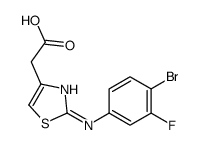 cas no 918341-96-5 is 2-[2-(4-bromo-3-fluoroanilino)-1,3-thiazol-4-yl]acetic acid