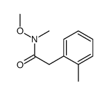 cas no 918417-27-3 is N-methoxy-N-methyl-2-(2-methylphenyl)acetamide