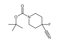 cas no 918431-93-3 is tert-butyl 4-cyano-4-fluoropiperidine-1-carboxylate