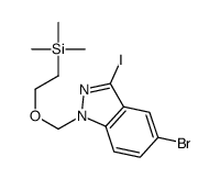 cas no 918440-14-9 is 2-[(5-bromo-3-iodoindazol-1-yl)methoxy]ethyl-trimethylsilane