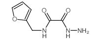 cas no 91847-07-3 is Aceticacid, 2-[(2-furanylmethyl)amino]-2-oxo-, hydrazide