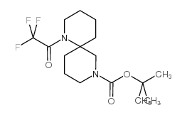cas no 918896-29-4 is 1,8-Diazaspiro[5.5]undecane-8-carboxylic acid, 1-(2,2,2-trifluoroacetyl)-, 1,1-dimethylethyl ester
