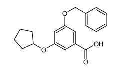 cas no 919784-55-7 is 3-cyclopentyloxy-5-phenylmethoxybenzoic acid