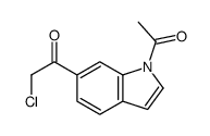 cas no 92013-04-2 is 1H-Indole, 1-acetyl-6-(chloroacetyl)- (9CI)