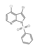cas no 920966-51-4 is 1-(benzenesulfonyl)-3-bromo-4-chloro-1H-pyrrolo[2,3-b]pyridine