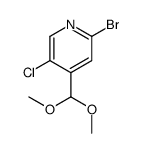 cas no 921630-15-1 is 2-bromo-5-chloro-4-(dimethoxymethyl)pyridine
