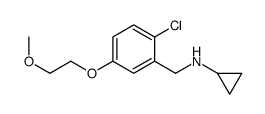 cas no 921630-28-6 is N-[[2-chloro-5-(2-methoxyethoxy)phenyl]methyl]cyclopropanamine