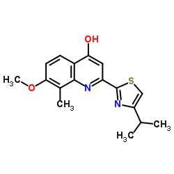 cas no 923289-21-8 is 2-(4-Isopropyl-1,3-thiazol-2-yl)-7-methoxy-8-methylchinolin-4-ol