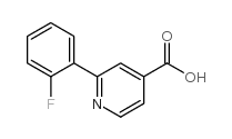 cas no 924645-91-0 is 2-(2-fluorophenyl)pyridine-4-carboxylic acid