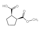 cas no 92541-43-0 is CIS-2-(METHOXYCARBONYL)CYCLOPENTANECARBOXYLIC ACID