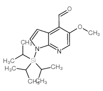cas no 926004-76-4 is 1H-PYRROLO[2,3-B]PYRIDINE-4-CARBOXALDEHYDE, 5-METHOXY-1-[TRIS(1-METHYLETHYL)SILYL]-