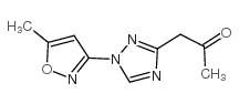 cas no 92658-77-0 is 2-Propanone,1-[1-(5-methyl-3-isoxazolyl)-1H-1,2,4-triazol-3-yl]-