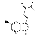 cas no 927696-14-8 is (2E)-3-(5-Bromo-1H-pyrrolo[2,3-b]pyridin-3-yl)-N,N-dimethylacryla mide