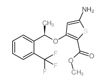 cas no 929039-92-9 is (R)-METHYL 5-AMINO-3-(1-(2-(TRIFLUOROMETHYL)PHENYL)ETHOXY)THIOPHENE-2-CARBOXYLATE