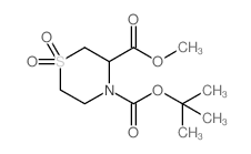 cas no 929047-22-3 is 4-tert-butyl 3-methyl thiomorpholine-3,4-dicarboxylate 1,1-dioxide