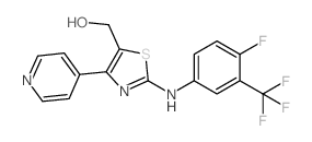 cas no 929562-28-7 is (2-((4-FLUORO-3-(TRIFLUOROMETHYL)PHENYL)AMINO)-4-(PYRIDIN-4-YL)THIAZOL-5-YL)METHANOL